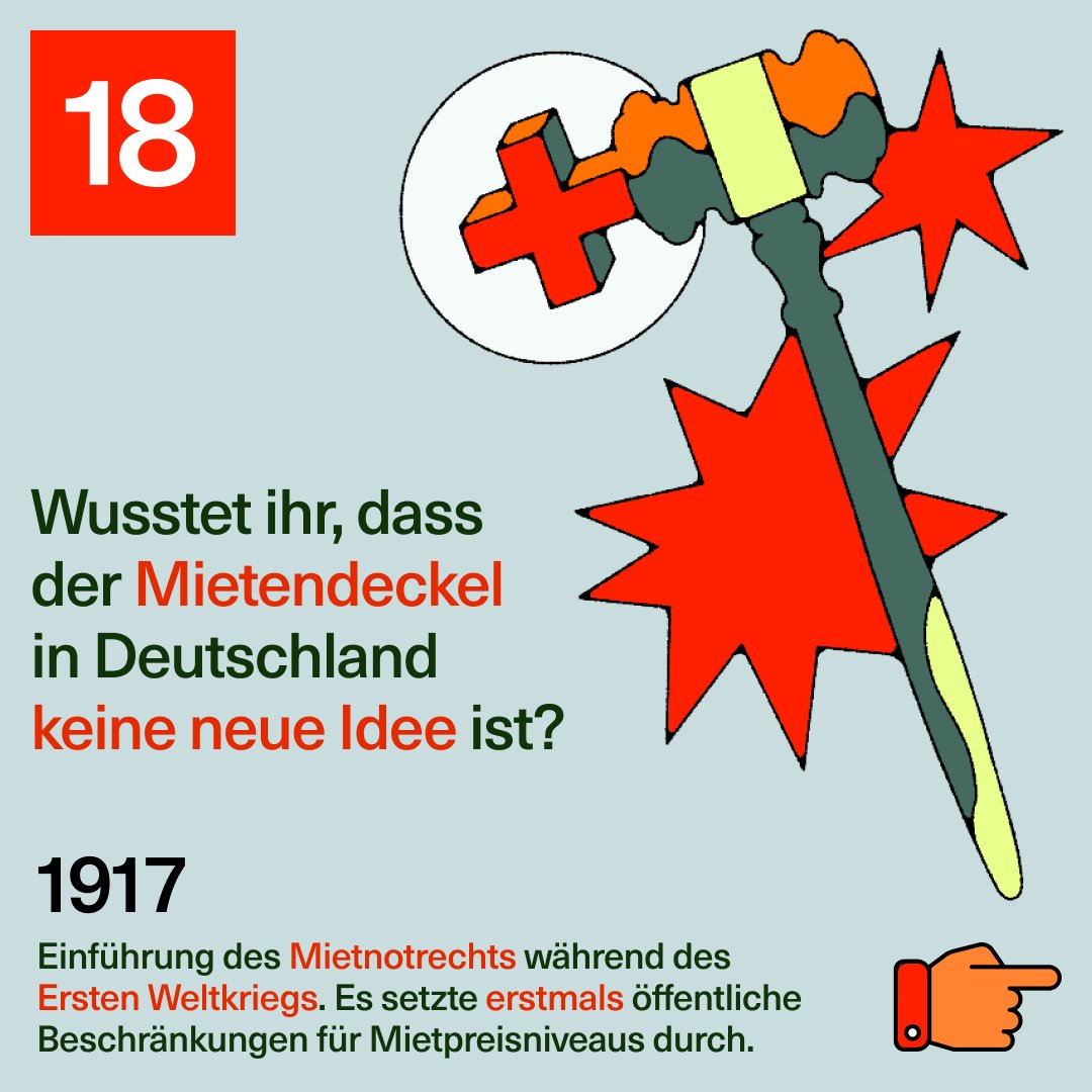 rosaluxstiftung's tweet photo. 🏠 Wusstet ihr, dass Mietendeckel in Deutschland keine neue Idee sind? Schon während des Ersten Weltkriegs wurde mit dem Mietnotrecht erstmals eine staatliche Regulierung der Mieten eingeführt. 

#MietenXmas 🧵 https://t.co/pTFdmQTF0J