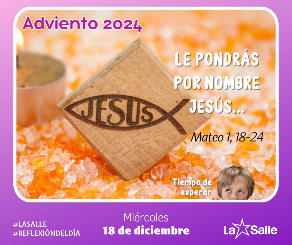 #lasalle
#reflexióndeldía
#Adviento24
#Tiempodeesperar
