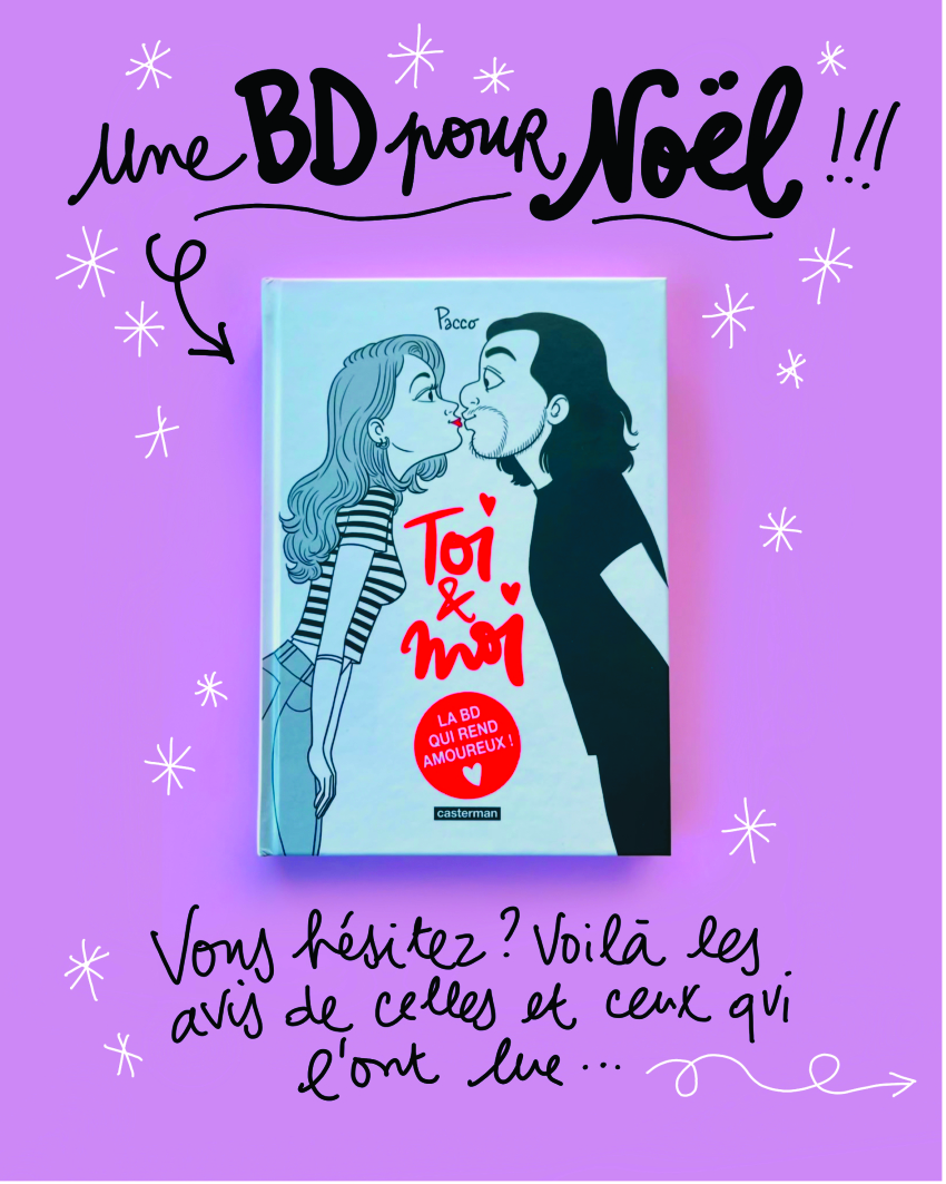 PaccoDC's tweet photo. Qui l'a déjà ?
Sinon, si vous hésitez encore à offrir « Toi&amp;Moi » à Noël j'espère que ce post vous à aidé !
Les liens sont dans ma bio et il est disponible dans toutes vos librairies.

Edition @Casterman
128 pages 
14,95 € https://t.co/cyyWqWU839