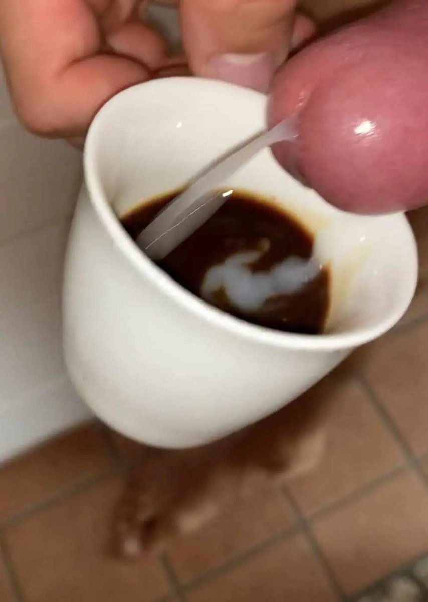 sexwarload's tweet photo. Coffee makes me feel calm, but when I add my sperm to it, I get more energy 🥵🤤
@bhumiworld https://t.co/XW6eItiJAf