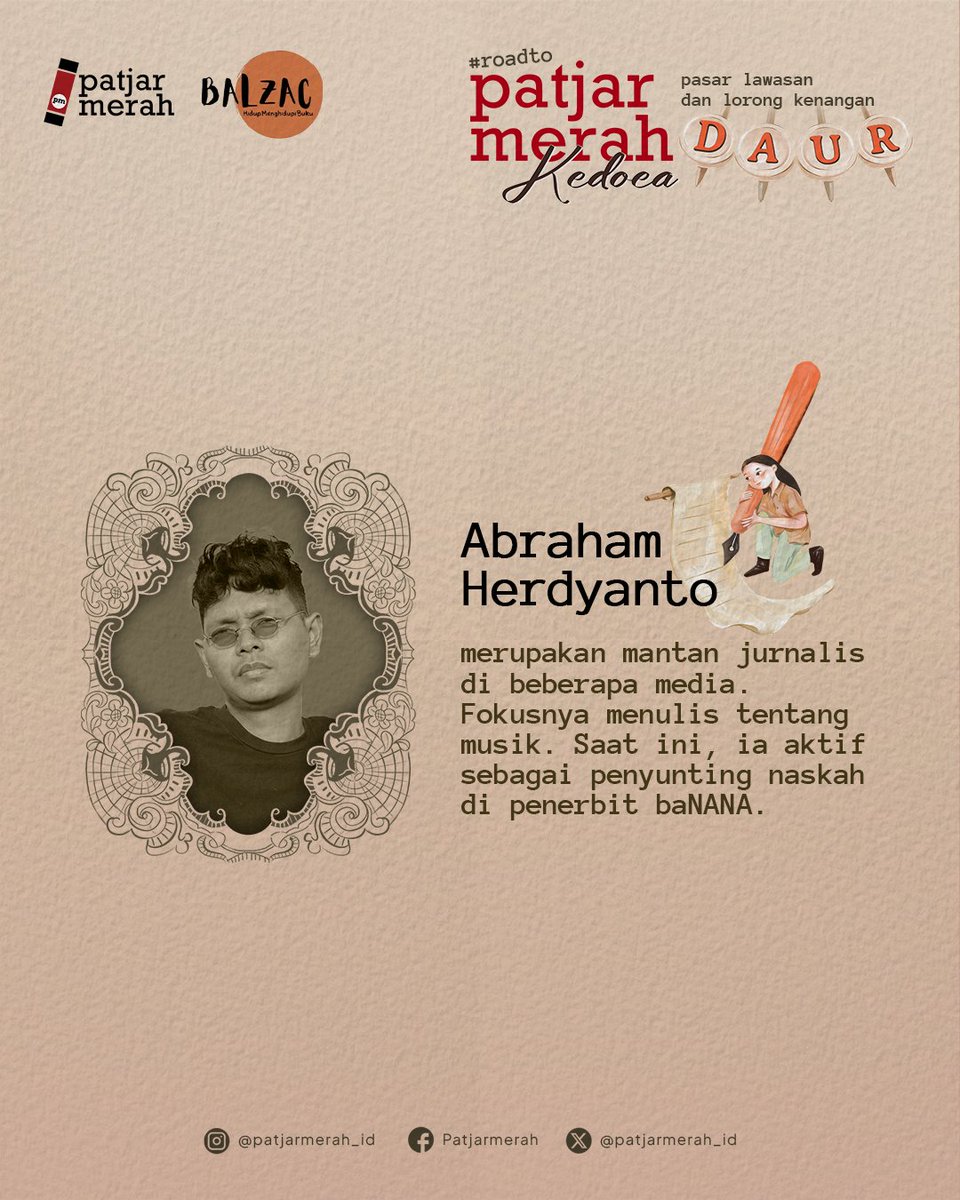 Bersama Ardi Yunanto, Rizal Iwan, dan Abraham Herdyanto dalam #obrolanpatjar: Detektif Cilik – Mencari Jejak yang Hilang, kita akan menelusuri kembali jejak para detektif kecil yang hilang di antara halaman-halaman buku.