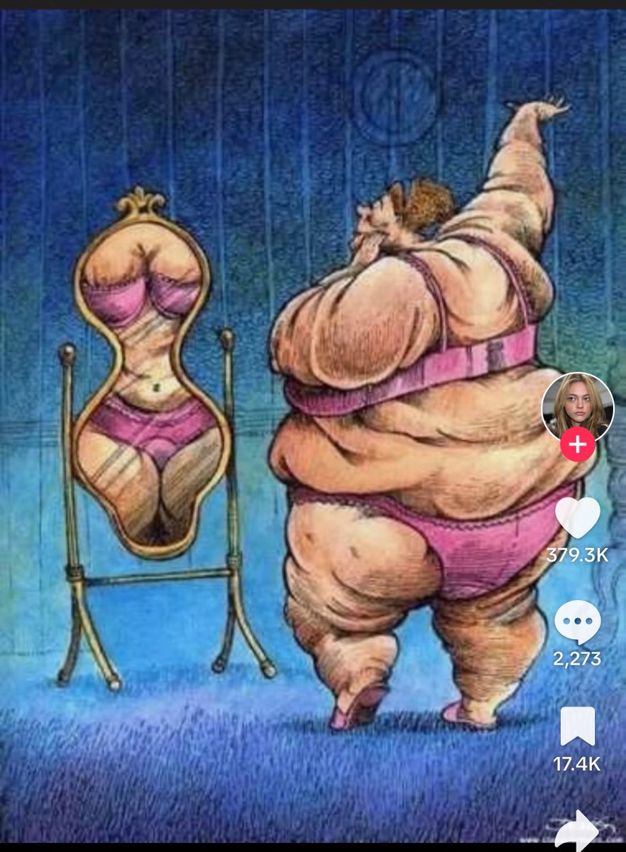 my biggest fear is reverse body dysmorphia