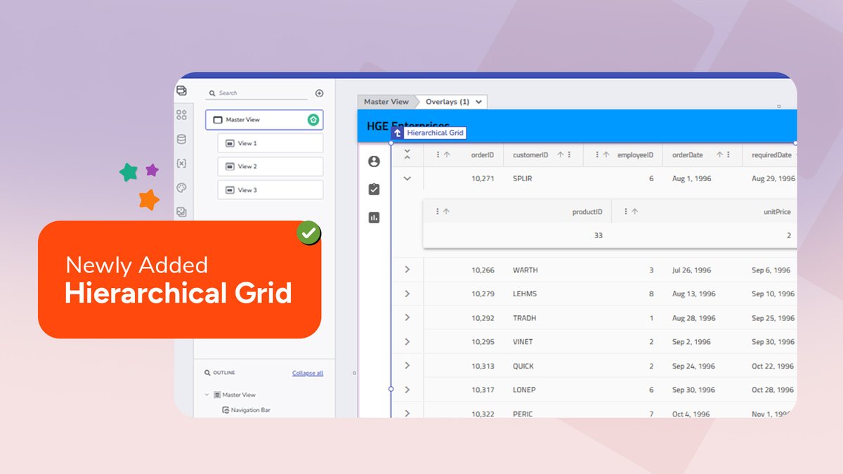 appbuilder_dev's tweet image. Meet the latest #GitHubPages Deployment & #HierarchicalGrid in App Builder! ✨
This month's update brings another powerful component to the toolbox and further capabilities for effortless website hosting directly from a repository.
Let's explore how they work! 🧵