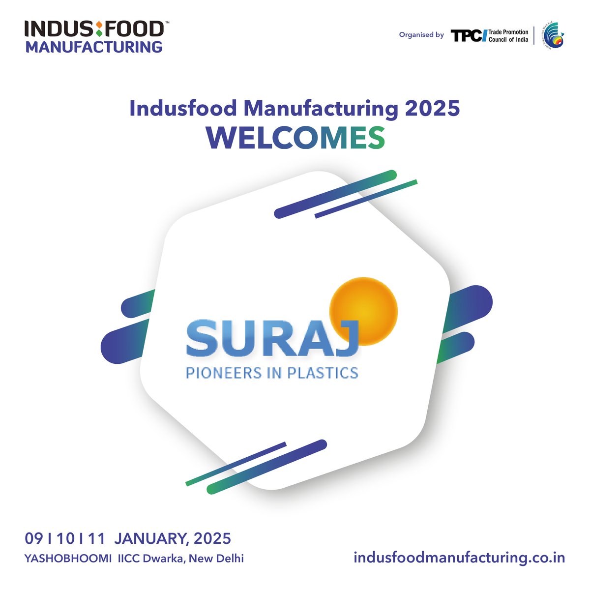 indusfood_mfg's tweet image. Indusfood Manufacturing 2025 welcomes Suraj Plastic Industries! Since 1982, they've led in blow moulding &amp;amp; engineering plastics. Now pioneers in PET preform machines, serving top brands like Yamaha &amp;amp; HCL.

#IndusfoodManufacturing2025 | #PlasticManufacturing | #IndustryPioneers
