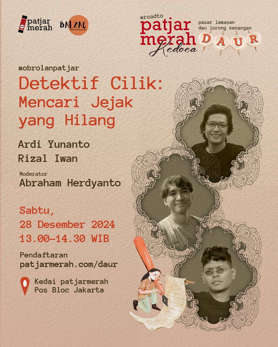 Dulu cerita detektif cilik pernah berjaya, mengisi rak-rak toko buku dan membangkitkan imajinasi para pembaca muda. Dari petualangan Lima Sekawan karya Enid Blyton, Tintin si jurnalis penguak teka-teki, hingga komik Detektif Conan yang sarat misteri,