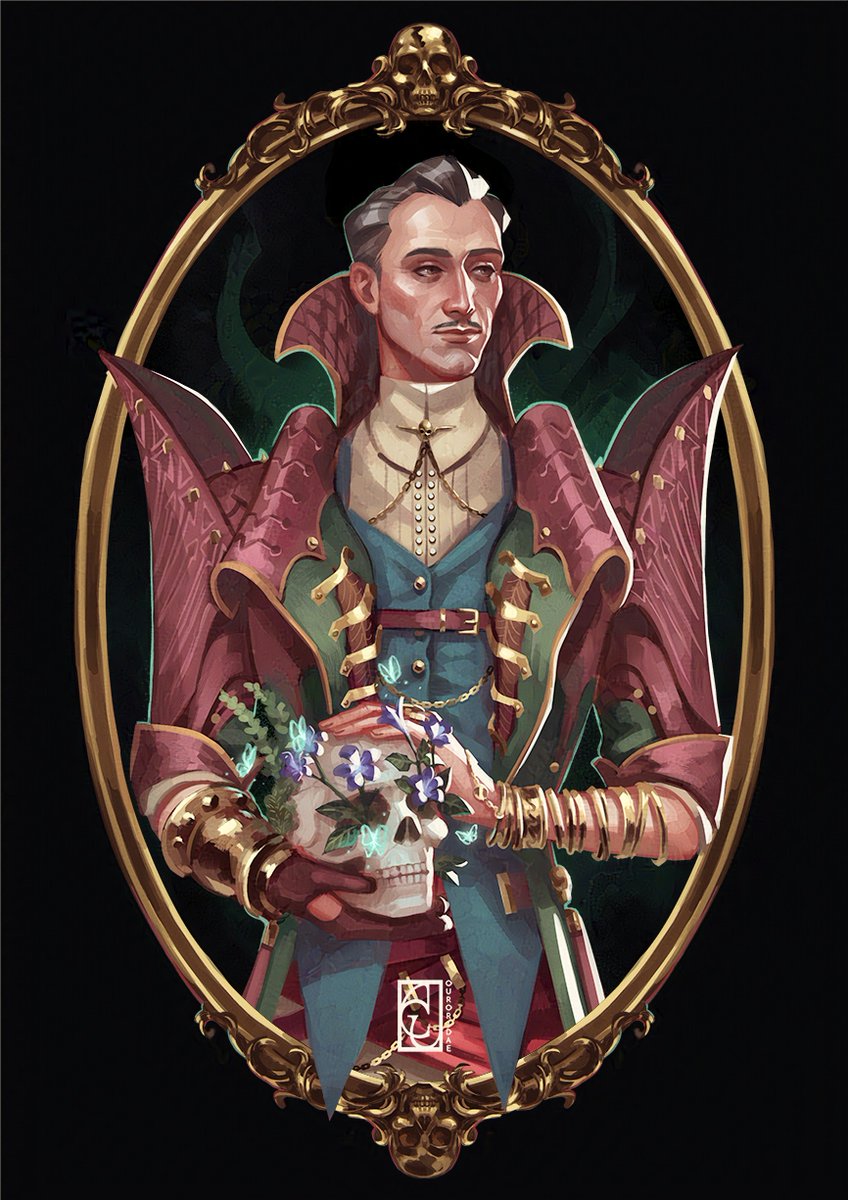 Ouroridae's tweet photo. I have some time to draw Emmrich #dragonage https://t.co/9vOg02YRrf