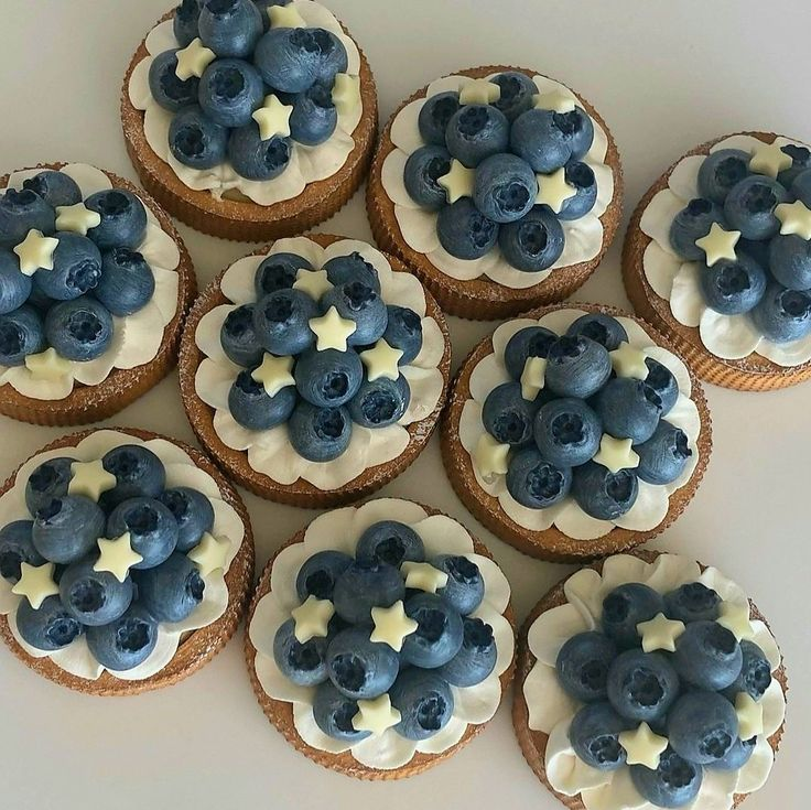 Blueberry tarts 🫐