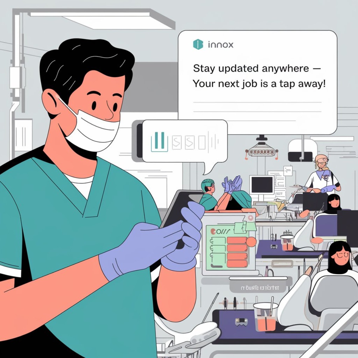 𝐉𝐨𝐛 𝐡𝐮𝐧𝐭𝐢𝐧𝐠 𝐚𝐬 𝐚 𝐝𝐞𝐧𝐭𝐢𝐬𝐭? 📱

Mobile apps make it easier:
✅ Alerts for new jobs
✅ Quick applications
✅ Search by location &amp; specialty

💡 𝐓𝐨𝐩 𝐚𝐩𝐩𝐬::
📱 Indeed
🌐 LinkedIn
🏢 Glassdoor

Your next role is just a tap away! 🚀

#JobSearch #DentistCareers