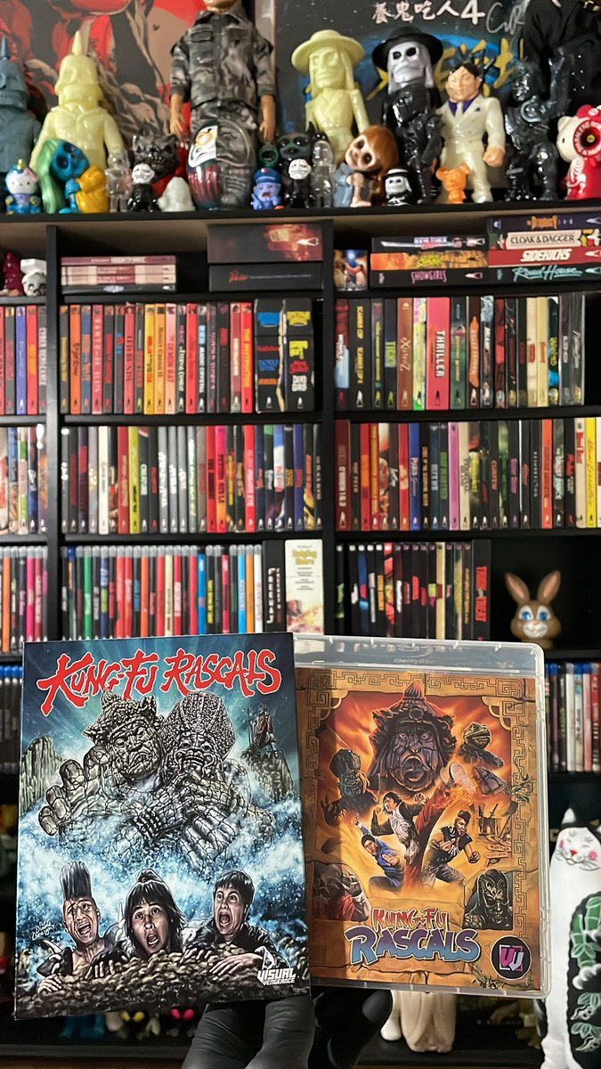 Jay222toy's tweet image. Kung Fu Rascals, while I paint #NowWatching #PhysicalMedia #visualvengeance