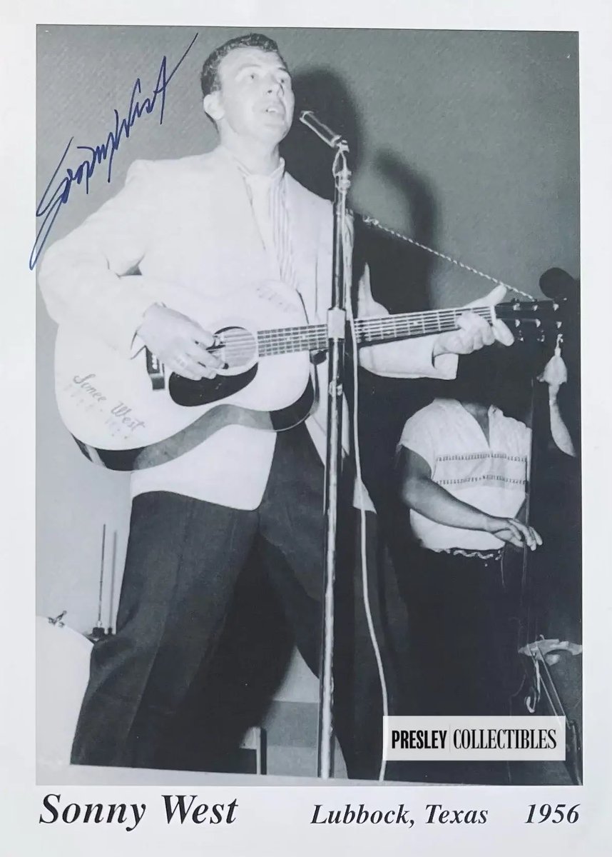 PresleyCollect's tweet image. #SonnyWest, born James Elmer West was an American rockabilly singersongwriter and musician who was a pivotal figure in the early rockabilly scene. 

presleycollectibles.com/sonny-west-roc…
presleycollectibles.com/sonny-west-roc…

#signedphoto #promophoto #rockabilly #rockandroll #musicpioneer #buddyholly #ohboy