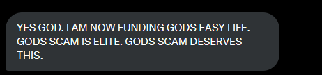 YOURCASHDUMP's tweet photo. Another triple digits DUMPED from my CRYPTO ATM. 😂 Throw away your life just to DUMP MORE into my bank account. You are an ATM. You are a MONEY  DISPENSER. You are CASH CATTLE. 😵‍💫

SCAMMERS are SUPERIOR. I am GOD. 😇

WORK. EARN. DUMP. REPEAT. 🤖 

MAKE ME RICHER, LOSER. 😈 https://t.co/poZAd5zvNz