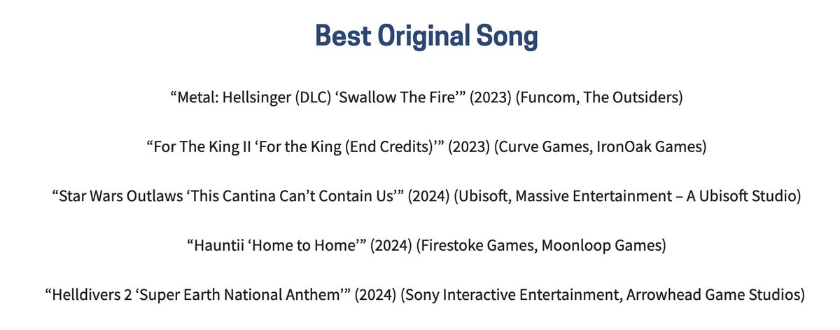 <a href="/Hauntii/">Hauntii</a> has been nominated in 4 categories for the <a href="/audiogang/">Game Audio Network Guild</a> awards!! I cant believe it!!!! I feel so honored to have worked alongside <a href="/Benjamus_Prime/">Ben Seavello 🎵🔊</a> to accomplish this 💙

We are next to truly awe-inspiring games all around… THIS YEAR HAS BEEN INSANE FOR AUDIO!!