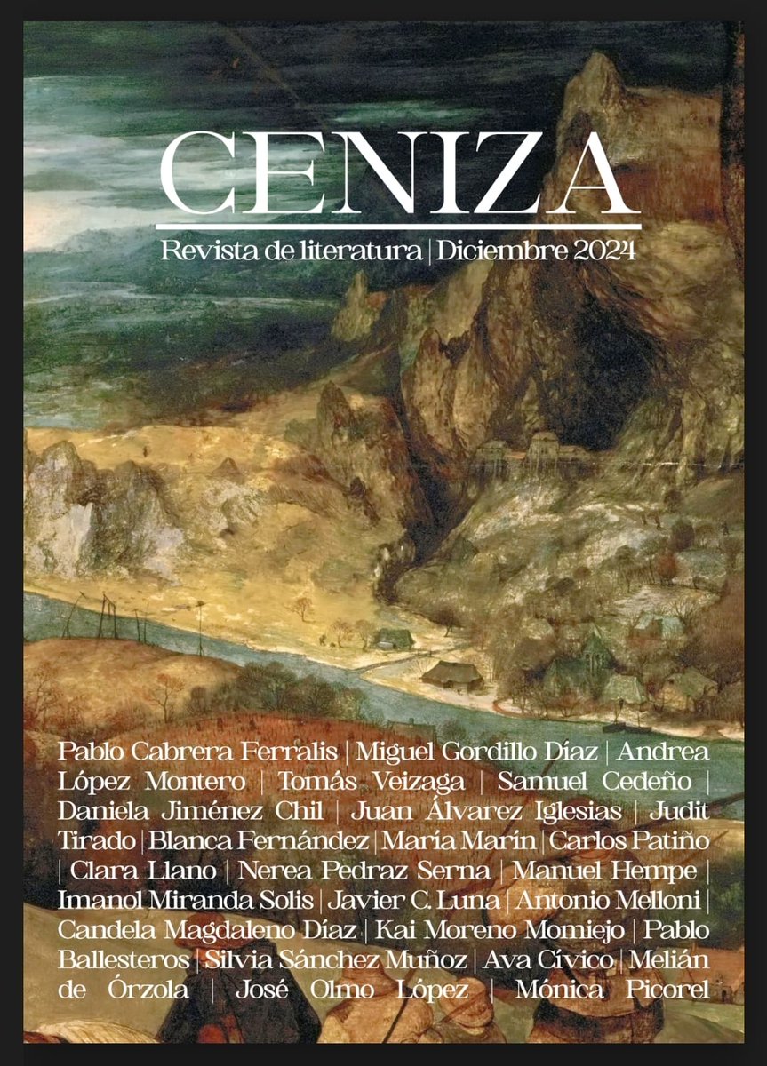 Poema en el primer número de la revista ceniza.

drive.google.com/file/d/1kC04UJ…