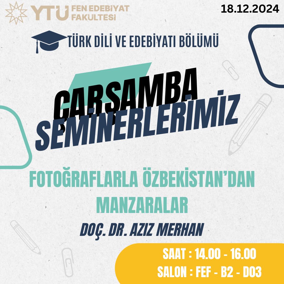 YTÜ Fen-Edebiyat Fakültesi (@ytufedfkl) on Twitter photo 