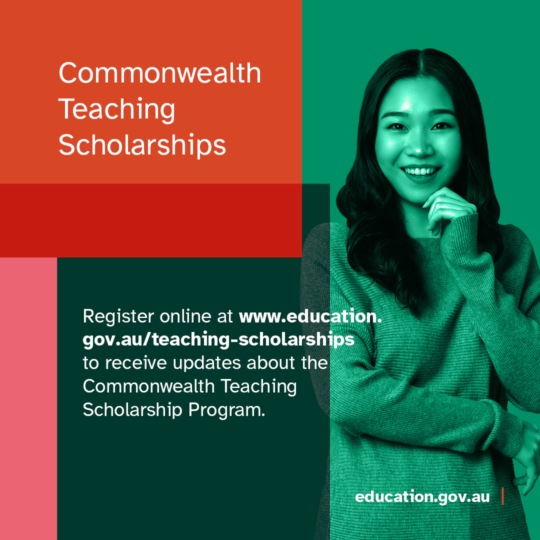 Teach Queensland (@teachqld) on Twitter photo 🍎 Commencing a teaching degree in 2025? You may be eligible for the <a href="/AusGovEducation/">Australian Government Department of Education</a> Teaching Scholarships. Applications close on 13 January 2025. Further information at: education.gov.au/teaching-schol… 🍏📚 #TeachingScholarships #Education2025 🍎 Commencing a teaching degree in 2025? You may be eligible for the <a href="/AusGovEducation/">Australian Government Department of Education</a> Teaching Scholarships. Applications close on 13 January 2025. Further information at: education.gov.au/teaching-schol… 🍏📚 #TeachingScholarships #Education2025