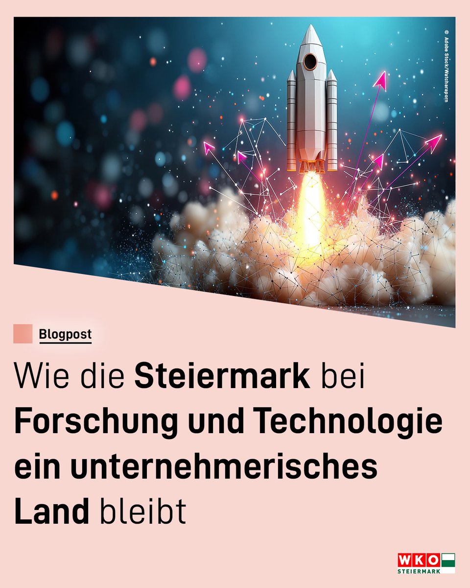 Wenn es um Investitionen in Forschung und Entwicklung geht, ist die Steiermark top unterwegs. Die F&amp;E-Quote liegt mit mehr als 5 Prozent an der Spitze des Bundesländerrankings. Was es braucht, um den internationalen Anschluss nicht zu verlieren 👉 bit.ly/4gyB2Cn