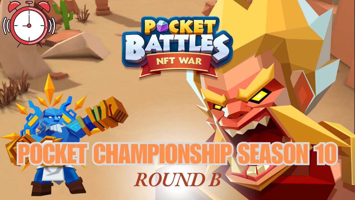 [📢Pocket Championship Season 10 (Round B) Reminder]

Round B is still ongoing!🔥

Obtain rewards such as PKS, 7-day Battle Card, Legendary Soldier and Flag Random box in this round!🏆

⏰~ Jan 3

Prize details👉bit.ly/4dreZfQ

#NFT #Web3Gaming #p2e #PocketBattlesNFTWar