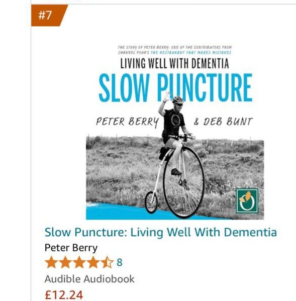 Deb (@debbunt) on Twitter photo Slow Puncture emerges as an #audible download & that's a promising start in the rankings for books abt #Alzheimers & #Dementia. Just gotta keep pedalling hard to maintain that now🙃 <a href="/PeterBe1130/">Peter Berry</a> <a href="/UlverscroftLtd/">Ulverscroft Ltd</a> Slow Puncture emerges as an #audible download & that's a promising start in the rankings for books abt #Alzheimers & #Dementia. Just gotta keep pedalling hard to maintain that now🙃 <a href="/PeterBe1130/">Peter Berry</a> <a href="/UlverscroftLtd/">Ulverscroft Ltd</a>