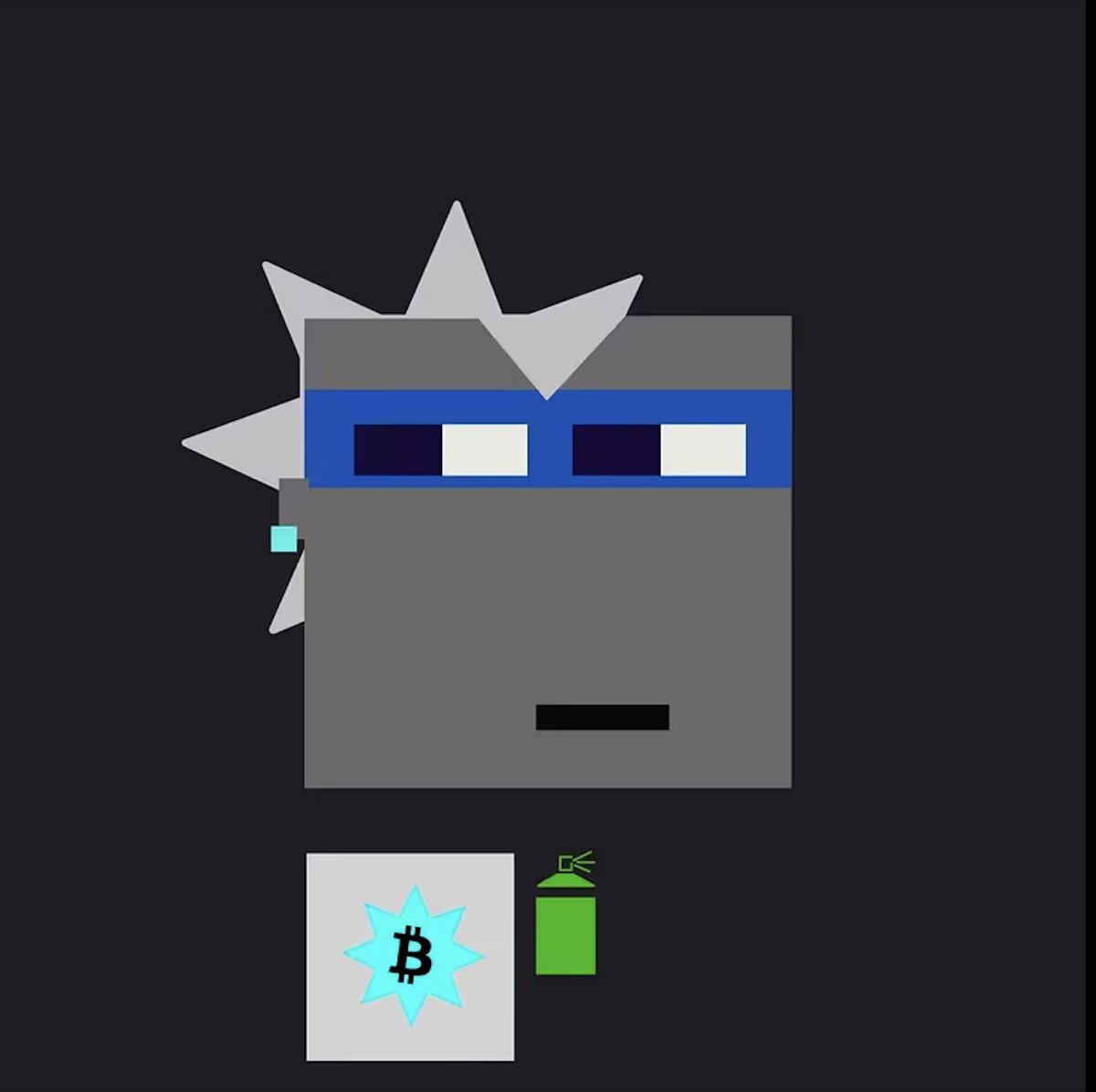 dmtnatpunks's tweet photo. "Natpunks: We tag walls by day, and blockchain by night https://t.co/h0ZIGYmPxL