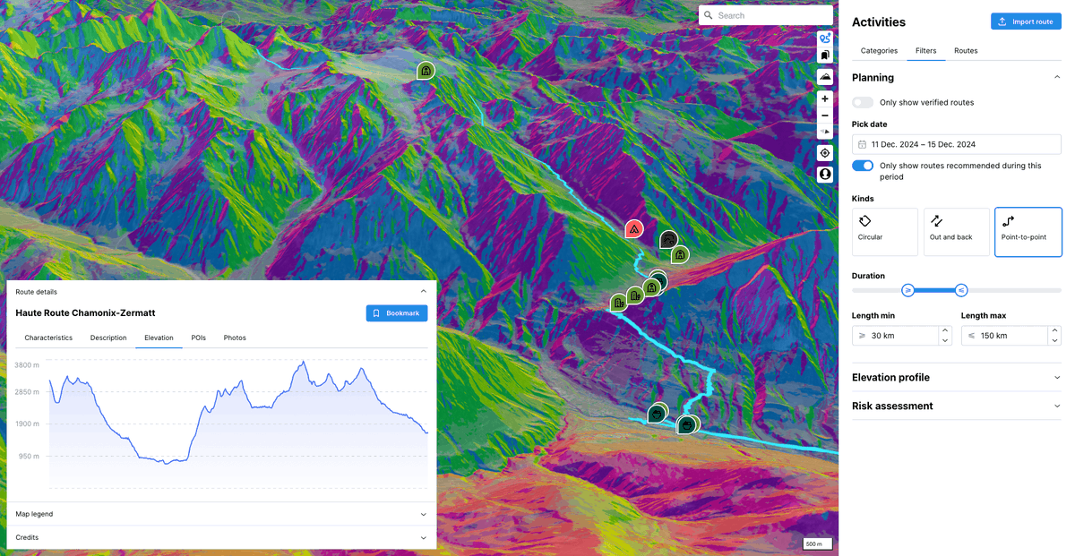 mountayaapp's tweet photo. We are excited to launch Mountaya! 🏔️
Mountaya is the best way to understand, explore, and plan your activities safely in the mountain.
Start exploring now at https://t.co/SeLAoERBsQ
#skitouring #backcountry #ski #trail #trailrunning #fatmap https://t.co/RSisfeBpzO