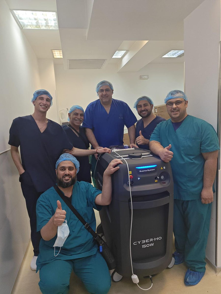 quanta_system's tweet photo. Last 2025 #QuantaSurgicalTrainingLab🚀

👨‍⚕️Thanks to Dr. @fgomsan 
🏥@HillClinic in Sofia🇧🇬
🩺A new #CyberHo150 with #QuantaMagnetoTechnology🧲 officially arrived in country!
👥Doctors from🇰🇼🇧🇬🇪🇸

See you next year👀

#UrologyInnovation #QuantaSystem #BeQuanta https://t.co/HszMkgQSVD