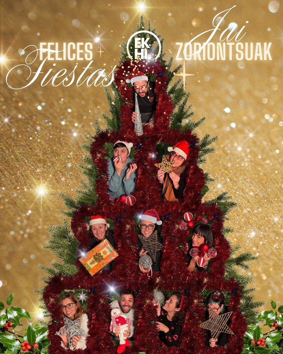 EKHISTUDIO's tweet photo. ¡El Árbol de Navidad de EKHI Studio está listo! 🎄🤶🧑‍🎄
Desde la diversión, el trabajo en equipo, el compañerismo y la profesionalidad, os deseamos a todos ¡Feliz Navidad y Felices Fiestas!
#eguberrion #feliznavidad #ekhistudio #marketingdigital #ekhipo #navidad2024 https://t.co/AsHLIPuspw