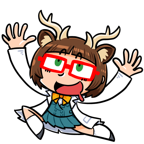 「バーチャル女子高生兼業ゲームライターの男鹿梨衣子さんを描きました。男鹿さんの配信」|吉井徹のイラスト