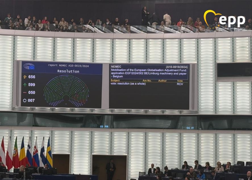 ✅ Ως σκιώδης εισηγητής σε ακόμα ένα σημαντικό κοινωνικό θέμα, εκφράζω ιδιαίτερη ικανοποίηση για την υπερψήφιση με ποσοστό πέραν του 90% της πρότασης για στήριξη από το #Ευρωπαϊκό #Ταμείο #Προσαρμογής στην Παγκοσμιοποίηση απολυμένων εργαζομένων στο Βέλγιο για την επανένταξη τους