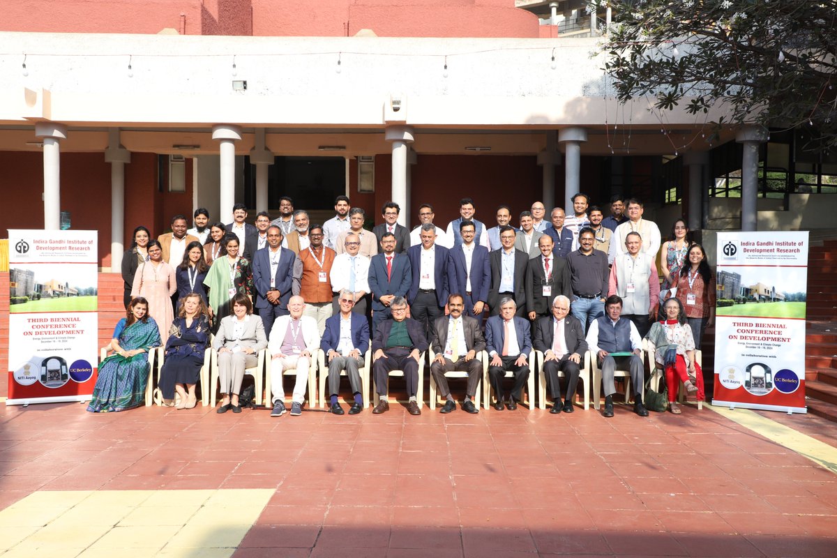 Igidr_Mumbai's tweet photo. Third Biennial Conference on Development: Energy, Environment and Climate Change
December 16-19, 2024 organized in collaboration with @NITIAayog  and @UCBerkeley https://t.co/SFyPZPk8iB