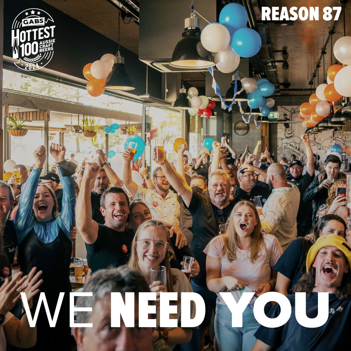 To imagine the Victory Party - We'll save you a spot!

#BentSpoke #Crankshaft #IPA #WeNeedYou #Vote1Crankshaft #GABSVote #Crankshaft4TheWin #EnjoyTheRide #GABS2024