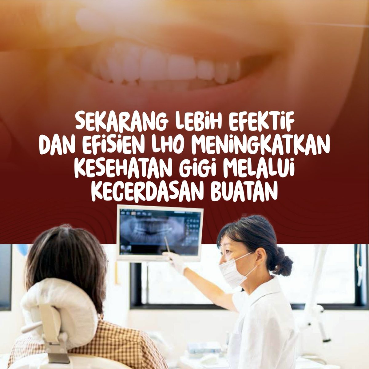 hanmula's tweet image. Kecanggihan teknologi dimanfaatkan Unilever untuk memberi layanan terbaik untuk kesehatan gigi di masyarakat. Melalui bantuan artificial intelligence (AI) layanan gigi bisa dilakukan dengan AI sehingga lebih efektif dan efisien untuk menjaga sekaligus meningkatkan kualitas…