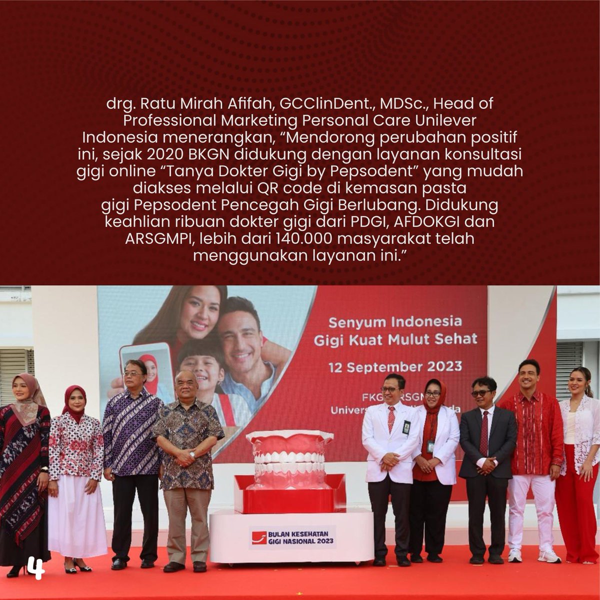 hanmula's tweet image. Kecanggihan teknologi dimanfaatkan Unilever untuk memberi layanan terbaik untuk kesehatan gigi di masyarakat. Melalui bantuan artificial intelligence (AI) layanan gigi bisa dilakukan dengan AI sehingga lebih efektif dan efisien untuk menjaga sekaligus meningkatkan kualitas…