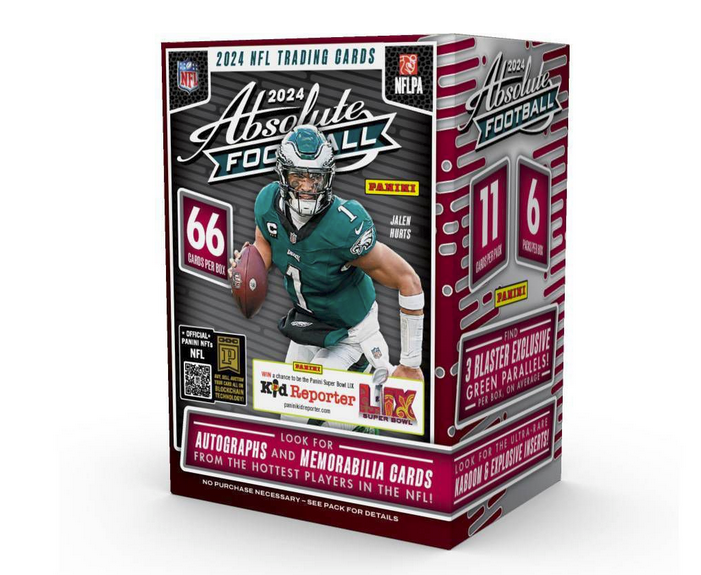 2024 Panini Prestige Football NFL Blaster Box With 66 Trading