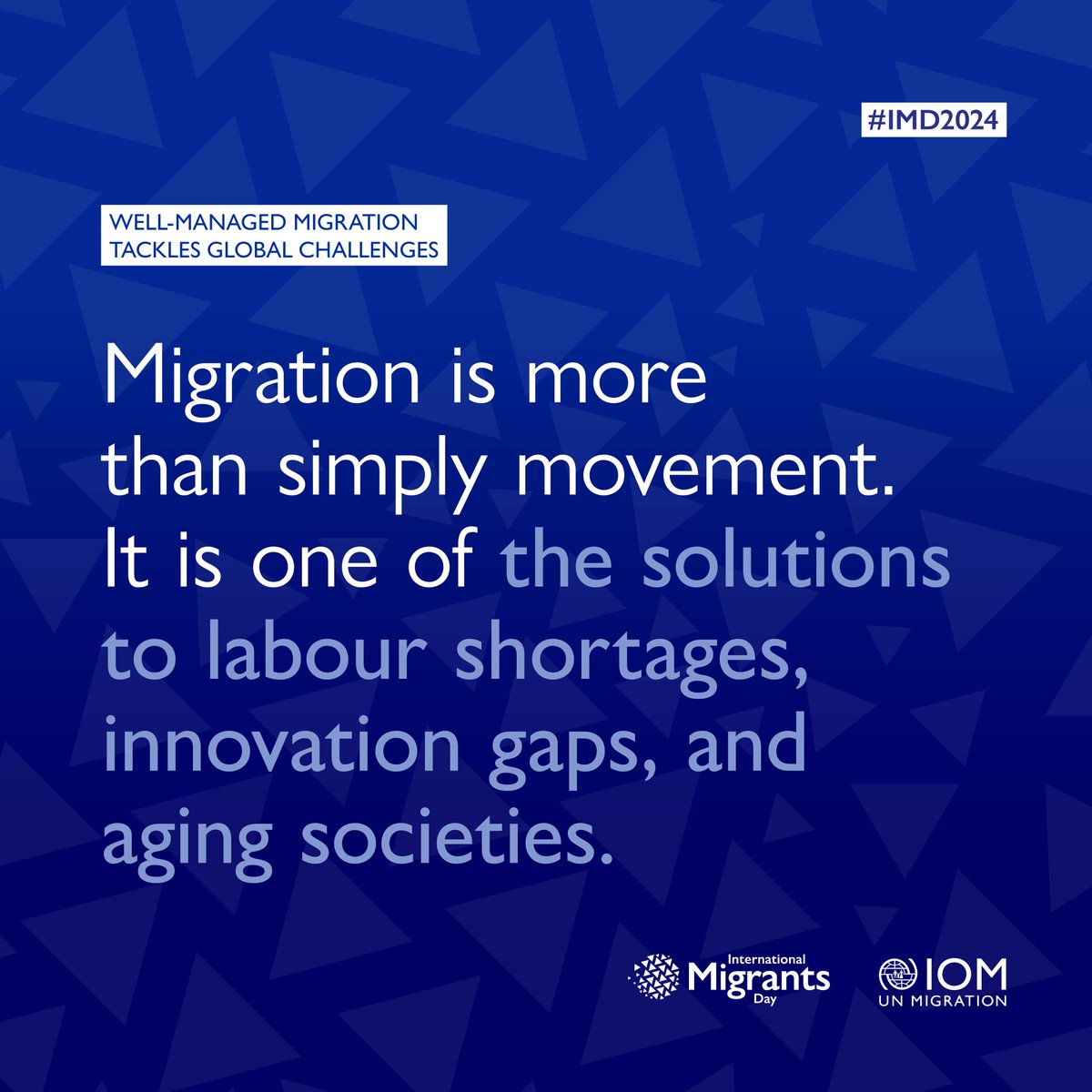 Grupo SSI (@grupo_ssi) on Twitter photo En el #díainternacionalpersonasmigrantes compartimos la siguiente reflexión vía <a href="/UNmigration/">IOM - UN Migration 🇺🇳</a>
⭕ La migración beneficia a las personas que se desplazan y a los lugares desde y hacia los que se desplazan.
⭕ Tiene el poder de transformar para mejor las vidas.
#GrupoSSI En el #díainternacionalpersonasmigrantes compartimos la siguiente reflexión vía <a href="/UNmigration/">IOM - UN Migration 🇺🇳</a>
⭕ La migración beneficia a las personas que se desplazan y a los lugares desde y hacia los que se desplazan.
⭕ Tiene el poder de transformar para mejor las vidas.
#GrupoSSI