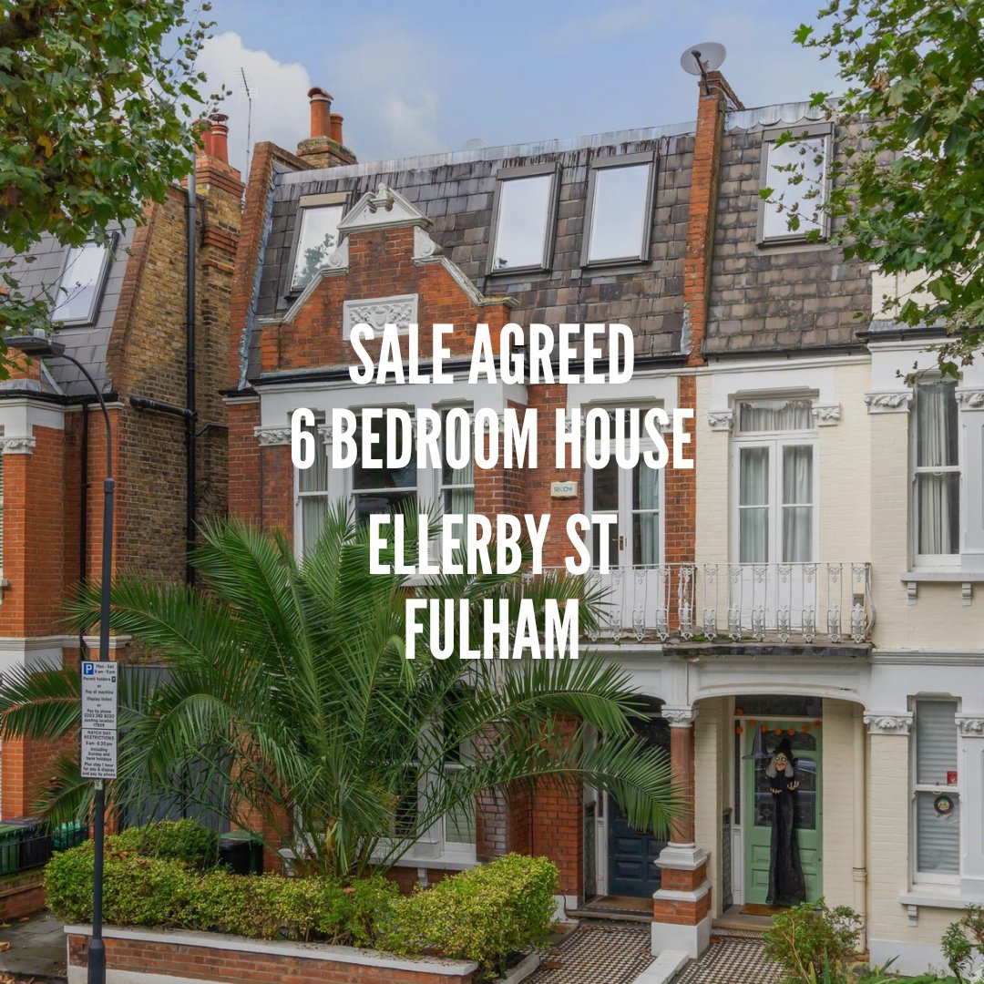 LawsonRutter's tweet photo. It didn't take long for this elegant 6 bedroom family home in Fulham to find its new buyers. Packed with period features and a popular location too so no surprise perhaps ☺️ https://t.co/A6XaUm3Bfn