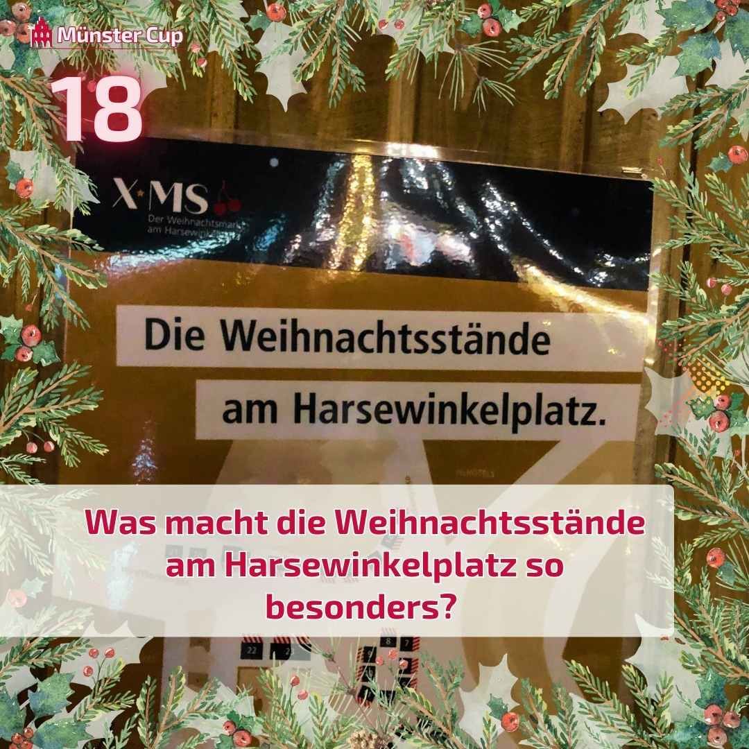 MuensterQuiz's tweet photo. 🎄 X-MS ein Weihnachtsmarkt von Münster für #Münster! 𝚆𝚊𝚜 𝚖𝚊𝚌𝚑𝚝 𝚍𝚒𝚎 𝚆𝚎𝚒𝚑𝚗𝚊𝚌𝚑𝚝𝚜𝚜𝚝ä𝚗𝚍𝚎 𝚊𝚖 #𝙷𝚊𝚛𝚜𝚎𝚠𝚒𝚗𝚔𝚎𝚕𝚙𝚕𝚊𝚝𝚣 𝚜𝚘 𝚋𝚎𝚜𝚘𝚗𝚍𝚎𝚛𝚜？😉 ✨ Tipp: hier findet ihr alles für eine nachhaltige #Weihnachtszeit ✨ #MünsterCup #MünsterQuiz #XMas https://t.co/RXbLnAvdJE