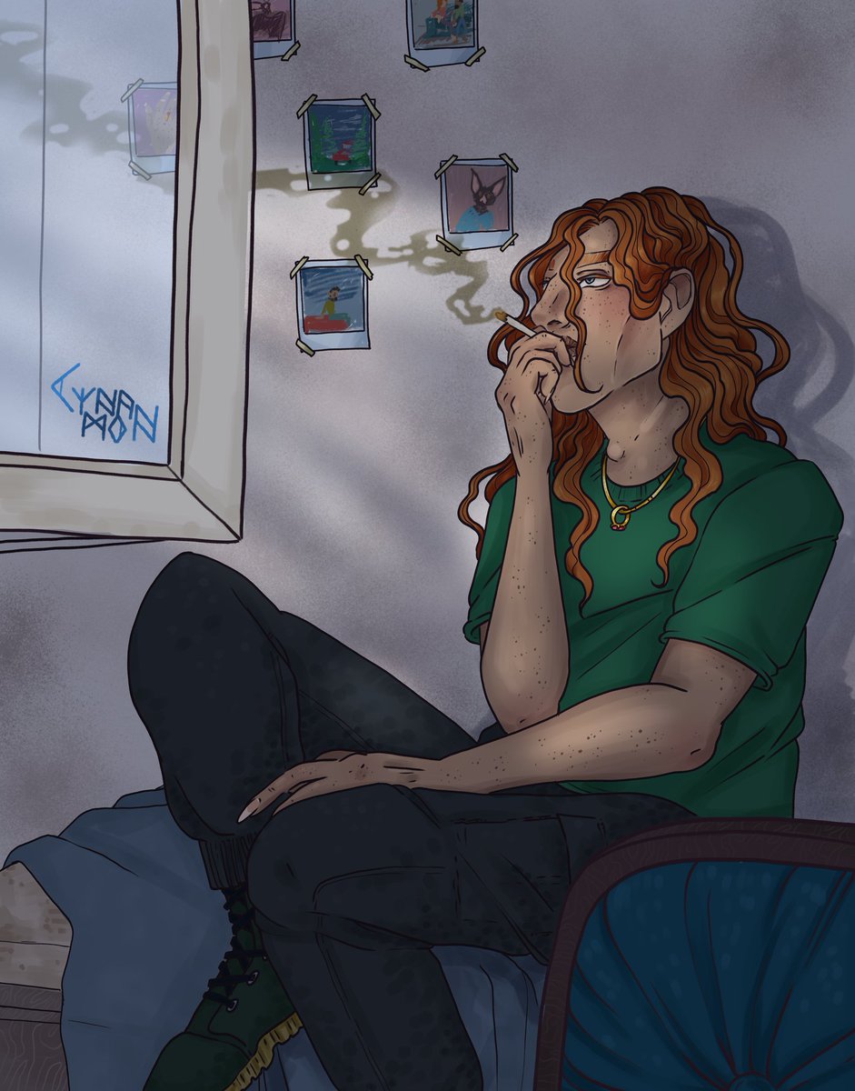 As usual, I forget to post drawings.
#oc #vampire #CLIPSTUDIOPAINT