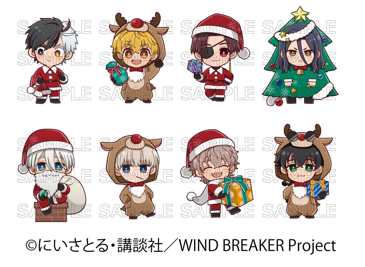 WIND BREAKER ×プリンセスカフェ クリスマスver 予約開始、 ▽こちら