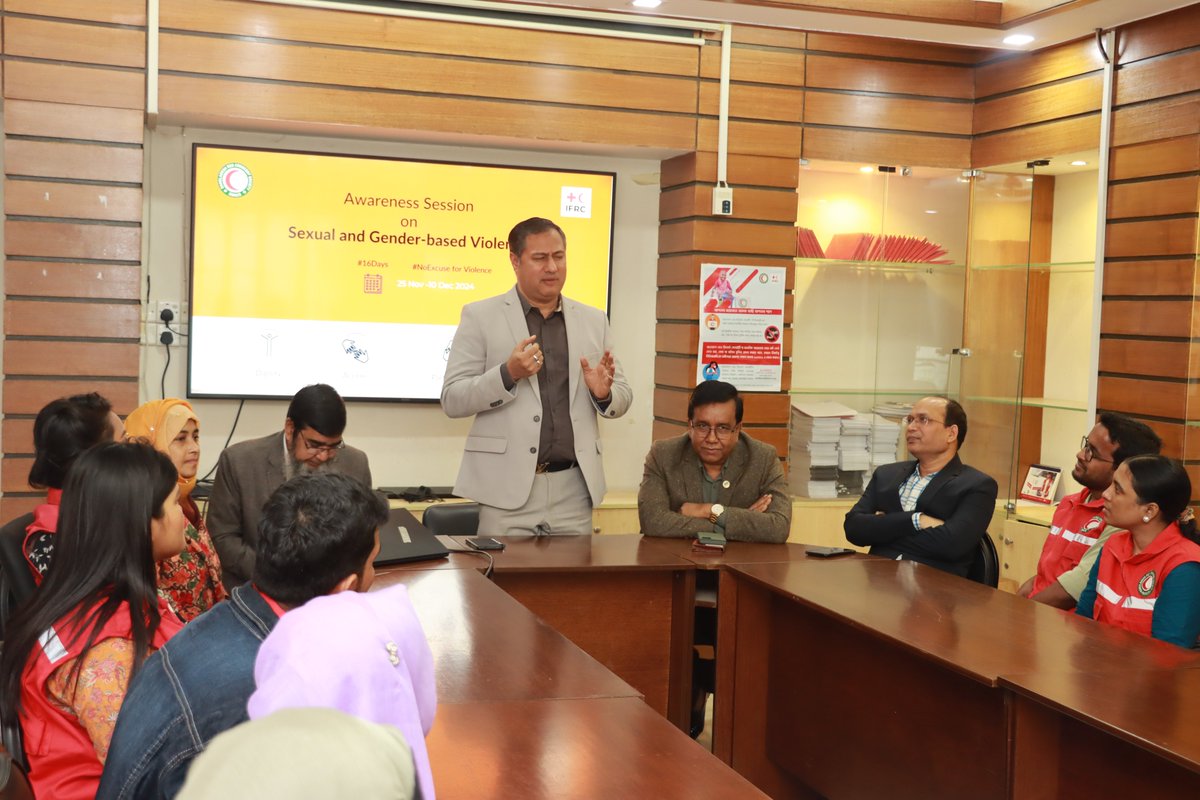BDRCS1's tweet photo. “Zero Tolerance” implementation holds promise for changing norms around Sexual and Gender-Based Violence and Gender Equality.
With the collaboration of @ifrc by the HR department of @BDRCS1 at NHQ, Dhaka
#16day
#16daysofactivism
#NoExcuse
#GenderBasedViolence https://t.co/IJoYUqnNMq