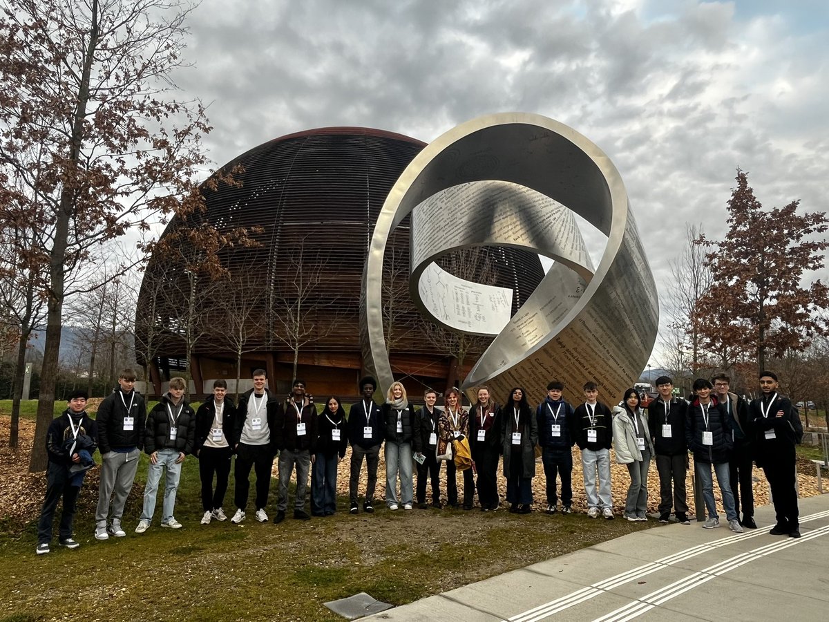 NHS_Physics's tweet photo. We have arrived @CERN ready for a day of fun! https://t.co/vWTMRwwR7n