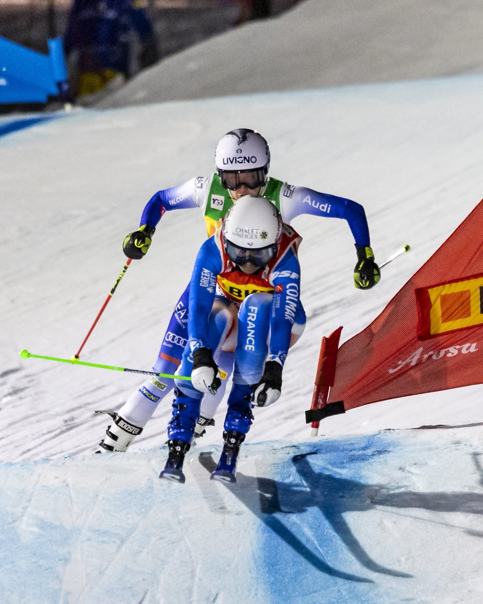 𝗔𝘂 𝗽𝗶𝗲𝗱 𝗱𝘂 𝗽𝗼𝗱𝗶𝘂𝗺 📦
4e place finale pour <a href="/MarielleBerger/">Marielle Berger</a> à Arosa 🇨🇭, épreuve atypique disputée sur un format sprint en ski cross⚡

Côté messieurs, Melvin Tchiknavorian termine meilleur bleu à la 9e place !

📸 Agence Zoom