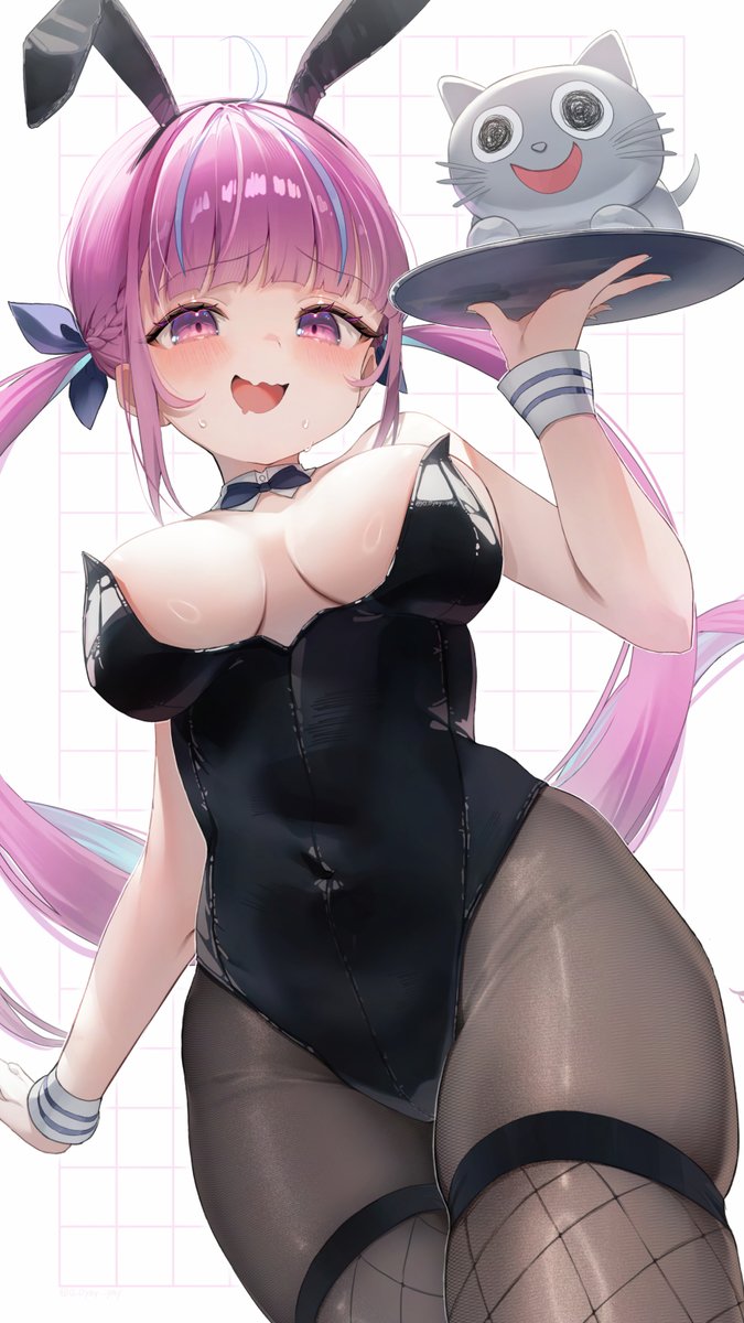 0_0yay__yay's tweet photo. Bunny Girl⚓️　＃あくあーと https://t.co/eOCflFCIAA