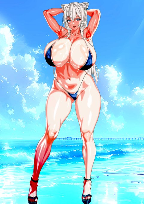 #寒い時こそ水着絵を貼ろう 