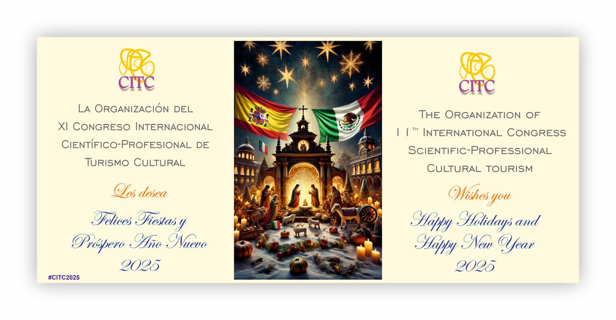 La Organización del XI Congreso les desea Felices Fiestas 🎄