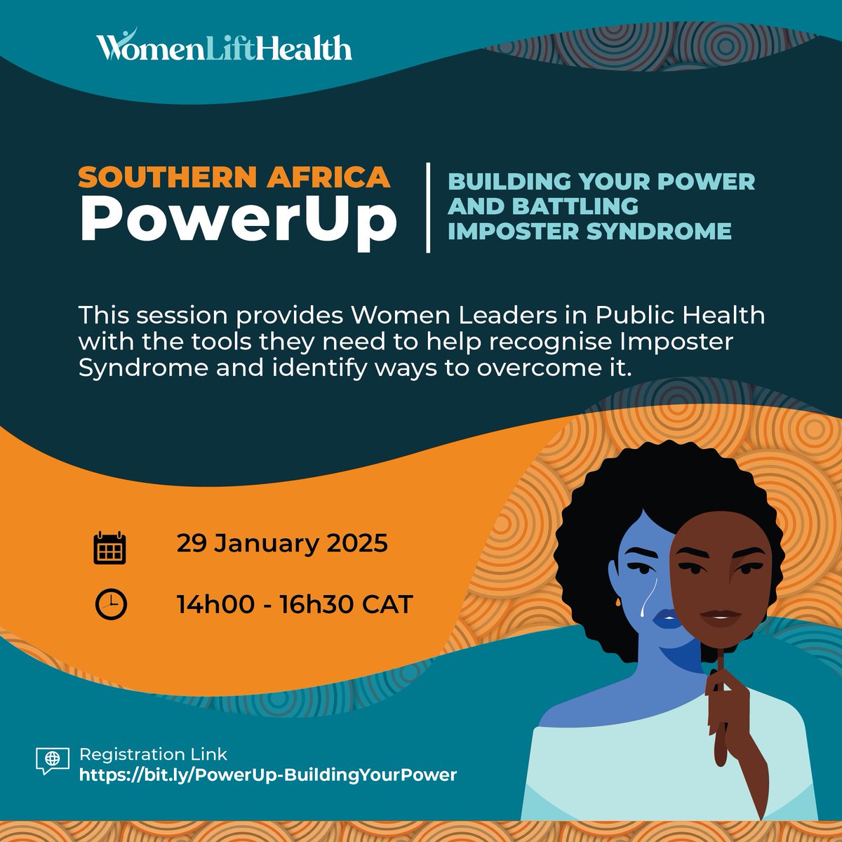 Research shows that many women in health wait for others to recognize their potential, often underselling their achievements, with self-doubt playing a key role.

Join us for #SouthernAfricaPowerUp on “Building Your Power and Battling Imposter Syndrome” in January 2025: