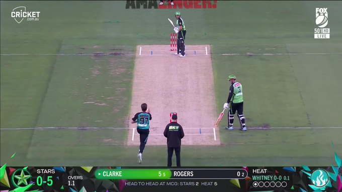 Crazy stuff from Joe Clarke 👌 📹 Credits: Twitter/BBL