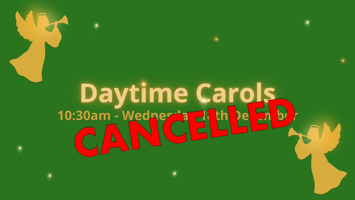 Unfortunately we have to cancel today's Daytime Carols due to the ongoing water issues in Cheam.
Cheam Car Park is now a water bottle facility - so do  make the most of that. And let us know if you are in need!
We hope you might join us on Sun for Carols of Joy at 6:30pm instead!