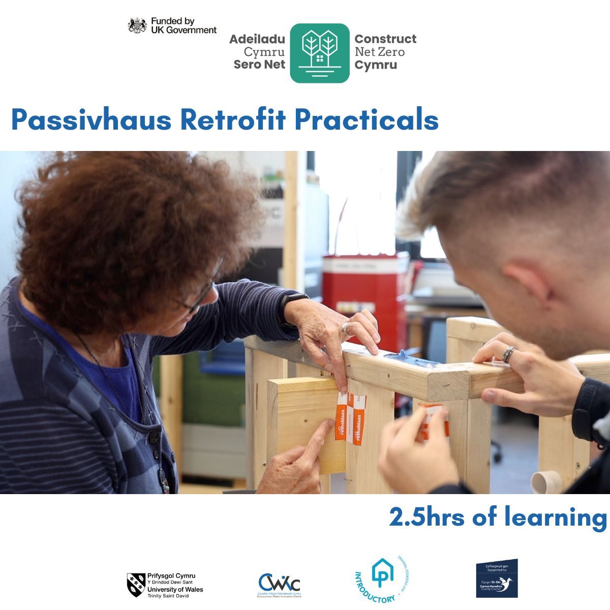 🌟Want to know more about retrofit and building performance?

Our new fully-funded bite-sized practical sessions have just been announced.

Book a free place to learn more about airtightness, thermal bridging and more via cwic.wales/enhanced-retro…

#ERFITCourse