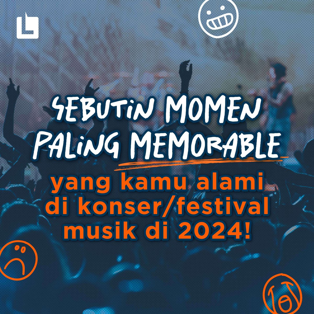 loketcom's tweet photo. Share momen memorable kamu! 😎
Kalau Mimin, waktu itu Mimin pernah nonton band metal, lagi asik nonton, eh punggung Mimin ketendang sama yang lagi crowd surfing 🥲 Kaget dikit, tapi gapapa amann ajaa~ 😌 🤣
Coba komen di bawah versi kamu! 🤭
#LOKET #Loketcom https://t.co/uim9dRrzHk
