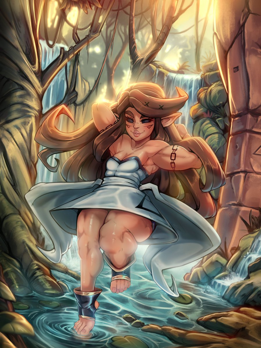 _Chowzan_'s tweet photo. Practice piece of my oc gal Charlotte https://t.co/729x0gbzbe